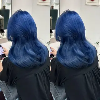 ミディアム カラー パーマ キッズ 盛れる艶カラー× レイヤーカット/咲来のヘアスタイル