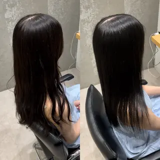 ロング カラー 髪質改善ヘアケア 艶髪特化/上田のヘアスタイル
