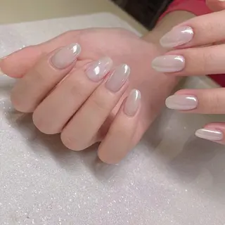 ネイル フィルイン・深爪矯正 長さ出し🎀のネイルデザイン