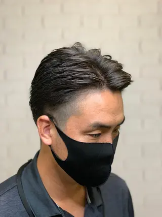 ミディアム 田中 心のヘアスタイル