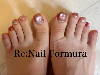 ショート Re:Nail Formula所属・kido chieのネイルデザイン