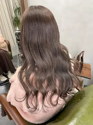 ロング カラー 中村 友美のヘアスタイル