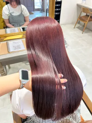 カラー 内藤歩香/艶カラー/ ナチュラル可愛いのヘアスタイル