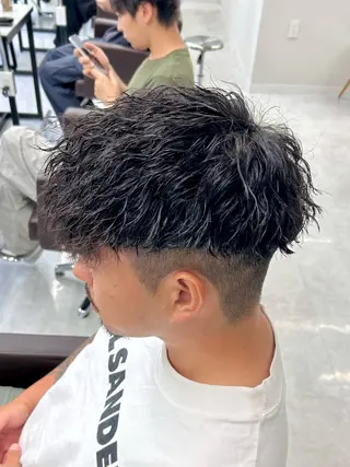 ミディアム パーマ メンズ 🏁メンズパーマ/ RYOYAのヘアスタイル