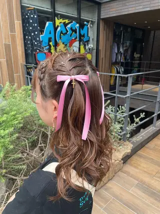 ロング すぐ巻ける縮毛矯正 🍀勝倉　麗のヘアスタイル