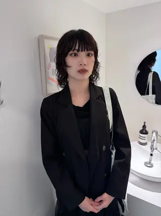 パーマ ito suzuco @suc__asのヘアスタイル