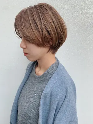 ショート 丹羽大喜 縮毛矯正/美髪矯正のヘアスタイル