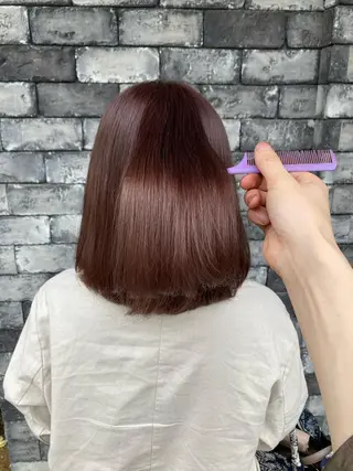 ミディアム カラー ✂️似合わせの魔術師 石田一樹✂️のヘアスタイル