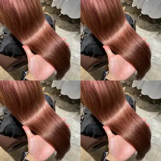 セミロング カラー ヘアアレンジ 💎韓国レイヤー ×エクステゆうま💎のヘアスタイル
