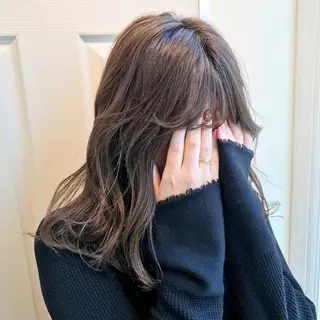 セミロング カラー HARUNA/ミセス 大人ショートヘアのヘアスタイル