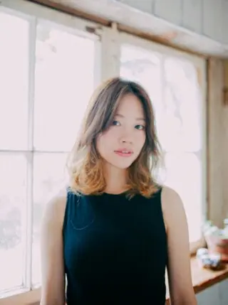 ミディアム カラー 髪質改善サロン✨OR ANGE⭐️STARのヘアスタイル