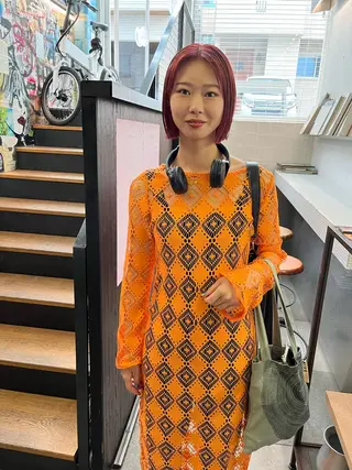 ショート カラー eri kinjoのヘアスタイル