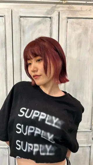 ショート カラー 🐾🐈Shiho 🐈⬛🐾/暖色のヘアスタイル