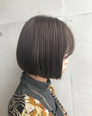 ショート カラー ☕️ベージュカラー 内藤光哉☕️のヘアスタイル