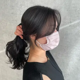 セミロング トレンド韓国レイヤー 🇰🇷のんのヘアスタイル