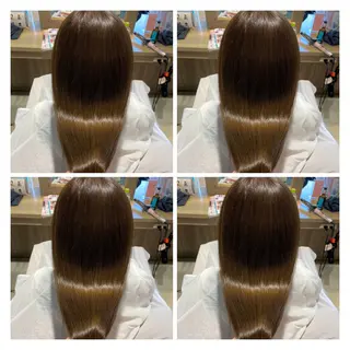 ロング 艶髪×透明感カラー ののかのヘアスタイル