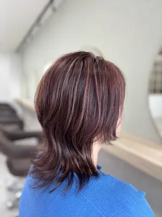 セミロング KEEN.渋沢/ 横溝小夏のヘアスタイル