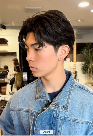パーマ メンズ 年間2000名担当◎ パーマ職人/仲原佑樹のヘアスタイル