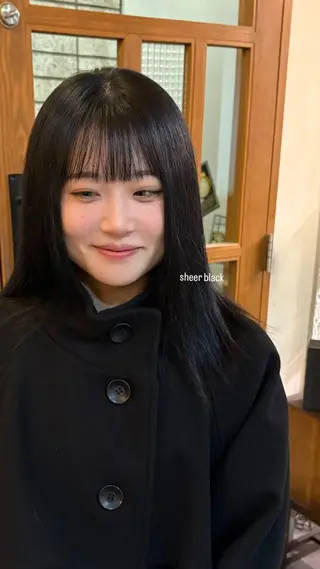 カラー 聖羅/ワンホンヘア /艶カラーのヘアスタイル