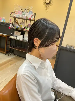 ショート 亀川蓮 Agu hairのヘアスタイル