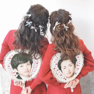 セミロング カラー パーマ ヘアアレンジ stylist 🌸 kana.のヘアスタイル