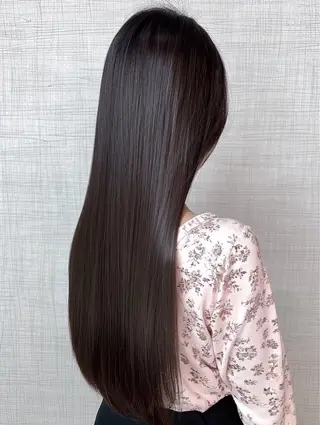 ロング 縮毛矯正/髪質改善 💐羽村勇樹のヘアスタイル