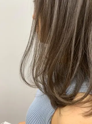ミディアム カラー 縮毛矯正×髪質改善 店長　DAITOのヘアスタイル