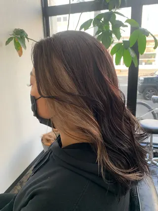 カラー 問屋町/艶髪/ momokaのヘアスタイル