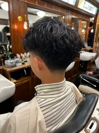 ミディアム 大久保 竣太のヘアスタイル