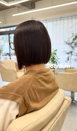 ミディアム 浅見 茉美のヘアスタイル