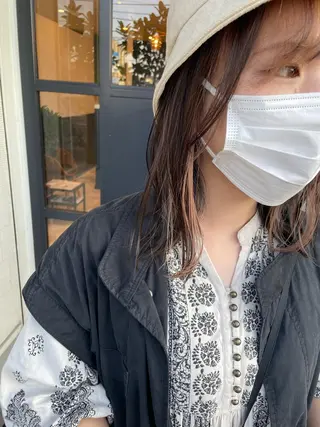 ミディアム 田島 仁美のヘアスタイル