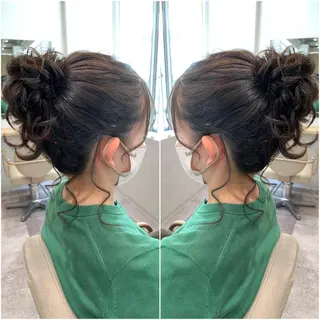 ミディアム ヘアアレンジ 韓国hair🦋 Nanaのヘアスタイル