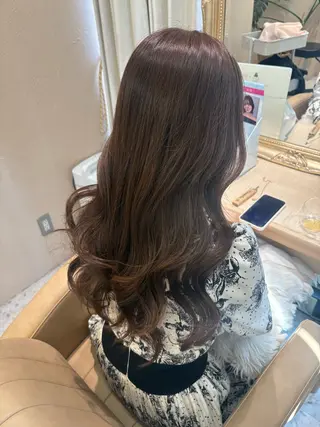 ロング Kanami/韓国風 /艶カラーのヘアスタイル