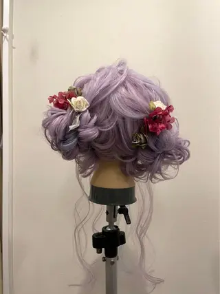 ミディアム 中山 郁恵のヘアスタイル