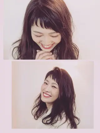 ミディアム カラー ロング セミロング 芝 幸大のヘアスタイル