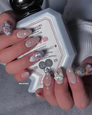 ネイル 3dパーツ/流行り 👧shushu❤️のネイルデザイン