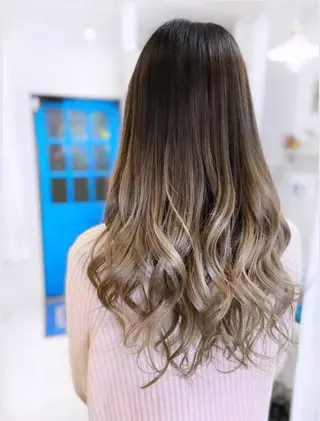 ロング カラー ヘアアレンジ 次世代シールエクステ 錦糸町 小泉 朋之のヘアスタイル