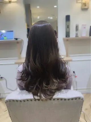 セミロング 大人韓国ヘア🎀 しょうこLuanaのヘアスタイル