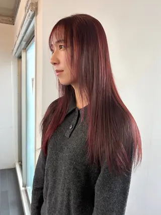 ロング カラー Stir Maison 大宮所属・ryuma/ボブ /透明感カラーのヘアスタイル