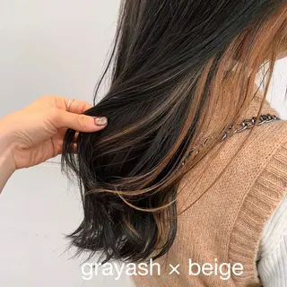 ロング カラー RINA🧤 デザインとボブのヘアスタイル