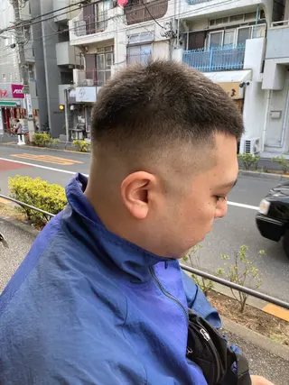 ショート メンズ BARBER  ellen所属・ellen💈 清塚悠のヘアスタイル