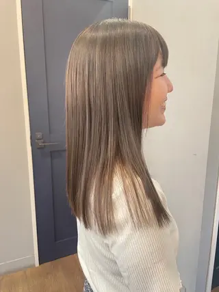 ミディアム カラー 狩野 羅夢のヘアスタイル