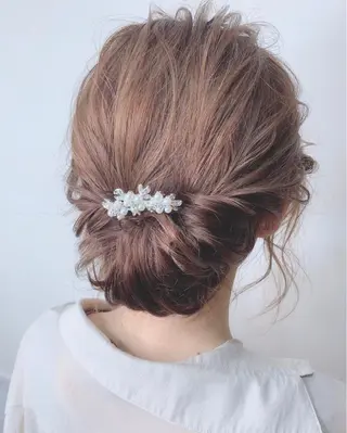 ミディアム ヘアアレンジ 櫛部洸貴/ 頭皮改善、髪質改善のヘアスタイル