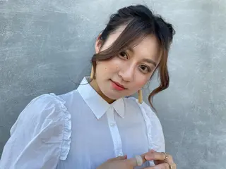 セミロング ヘアアレンジ 青田 明日海のヘアスタイル