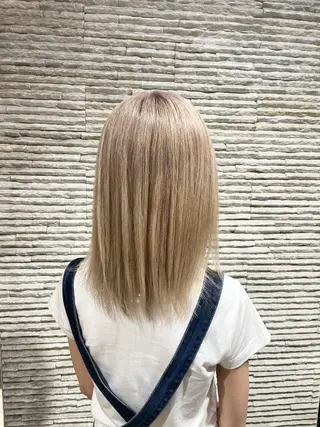 ミディアム カラー 嶋田 ゆきのヘアスタイル