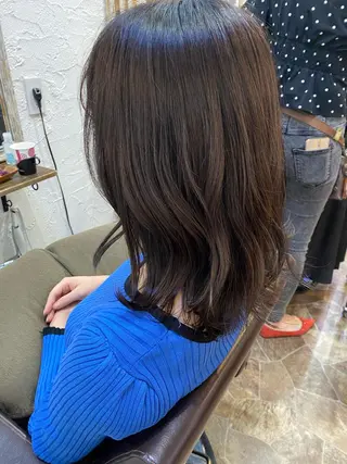 ミディアム LeSoleil 大江珠実のヘアスタイル