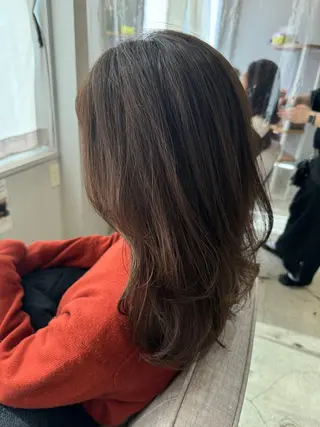 セミロング 髪質改善✨️透明感カ ラー✧*。山下さいみのヘアスタイル