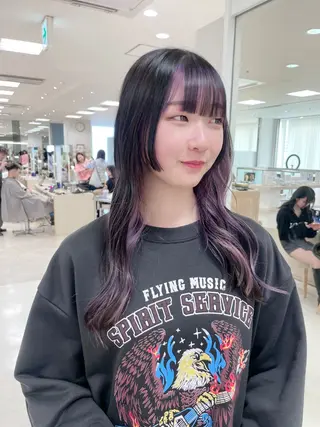ロング カラー ヘアアレンジ 🍒KIKUCHI KANAE🍒のヘアスタイル