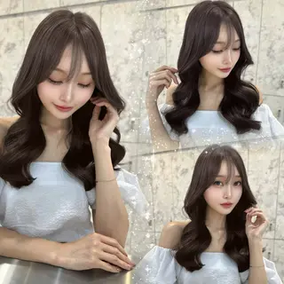 ロング カラー 髪質改善/韓国ヘア レイヤー/新宿/ロミのヘアスタイル