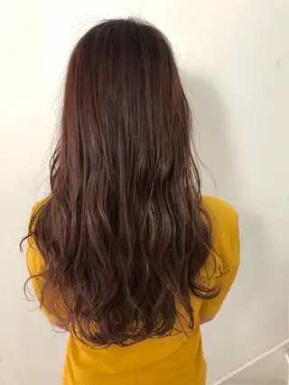 ミディアム カラー 西村あきや トレンド韓国ヘアのヘアスタイル